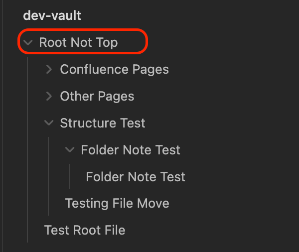 Folder Structure - Obsidian Confluence Integration